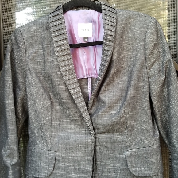 Philippe DUBUC Women's Designer Structured Statement Tiered Jacket - Picture 9 of 16